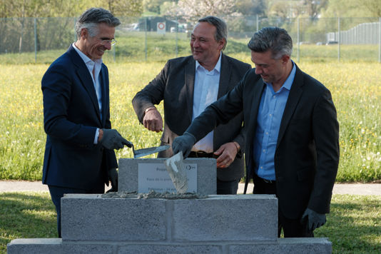Foundation Stone for Switzerland site