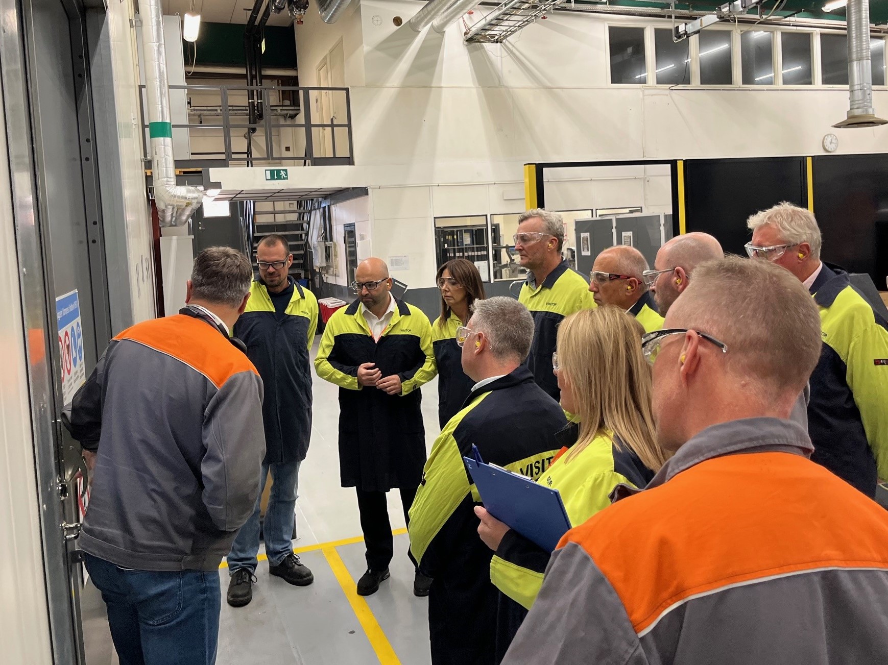 Top industry Health and Safety leaders visit IMI, Ljung Sweden for Conference Board